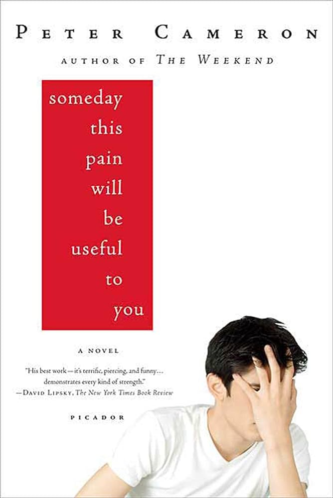 Book cover: A young white man with dark brown hair holds a hand over his face. He looks like he's embarrassed or annoyed.